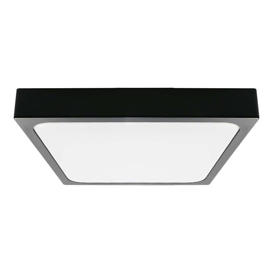 Plafoniera LED da bagno LED/30W/230V 4000K IP44 42x42 cm nero