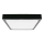 Plafoniera LED da bagno LED/30W/230V 4000K IP44 42x42 cm nero