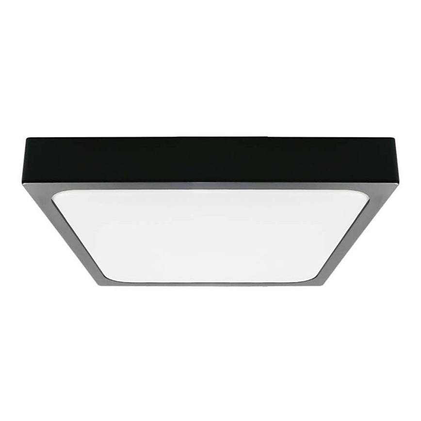 Plafoniera LED da bagno LED/30W/230V 6500K IP44 42x42 cm nero