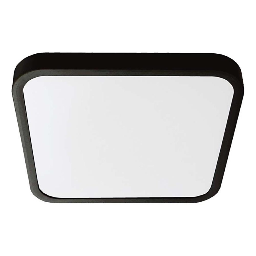 Plafoniera LED da bagno LED/48W/230V 6500K IP44 42x42 cm nero
