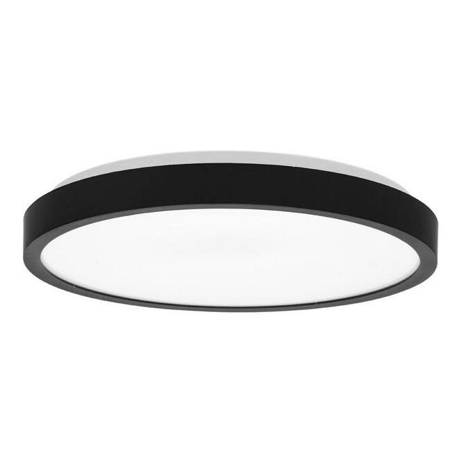 Plafoniera LED da bagno LIRA LED/12W/230V 4000K diametro 25 cm IP44 nero