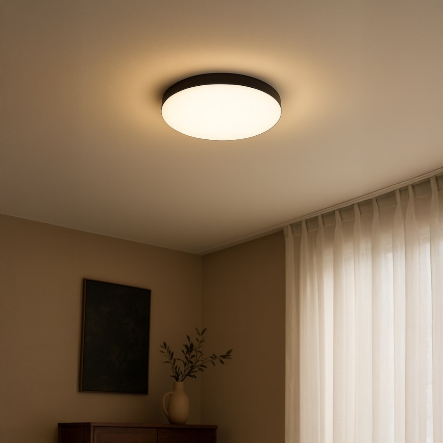 Plafoniera LED da bagno MAYA LED/15W/230V diametro 33 cm IP44 nero