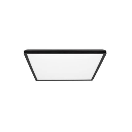 Plafoniera LED da bagno NIVERA LED/12W/230V IP54 3000/4000/6000K 22,5x22,5 cm nero