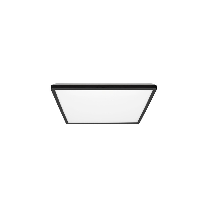 Plafoniera LED da bagno NIVERA LED/12W/230V IP54 3000/4000/6000K 22,5x22,5 cm nero