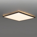 Plafoniera LED da bagno NIVERA LED/18W/230V IP54 3000/4000/6000K 30x30 cm nero