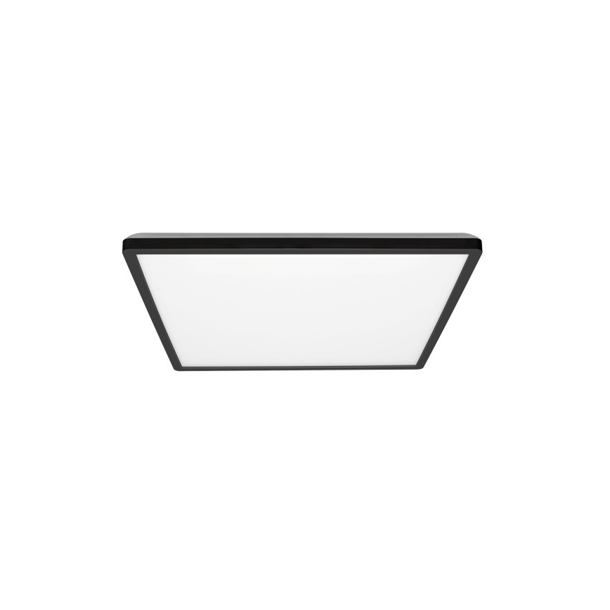 Plafoniera LED da bagno NIVERA LED/24W/230V IP54 3000/4000/6000K 30x30 cm nero