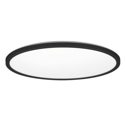 Plafoniera LED da bagno NIVERA LED/32W/230V IP54 3000/4000/6000K diametro 42 cm nero
