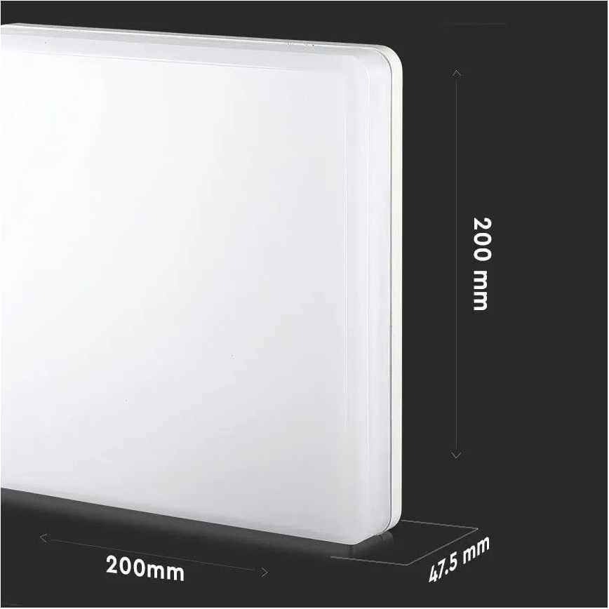 Plafoniera LED da bagno SAMSUNG CHIP LED/15W/230V 6500K IP44 20x20 cm
