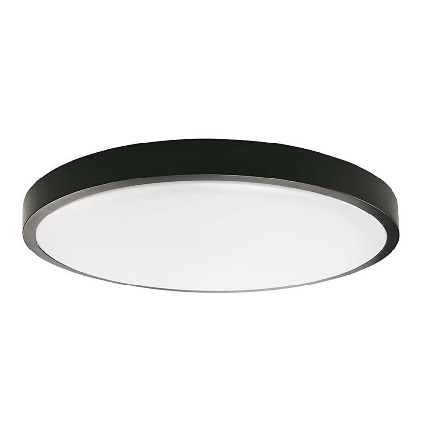 Plafoniera LED da esterno con sensore LED/24W/230V 4000K IP44 nero