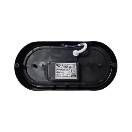 Plafoniera LED da esterno LED/8W/230V 4200K IP64 nera