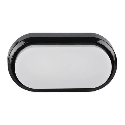 Plafoniera LED da esterno LED/8W/230V IP54 nera