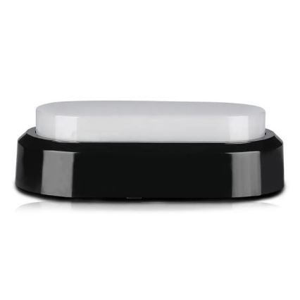 Plafoniera LED da esterno LED/8W/230V IP54 nera