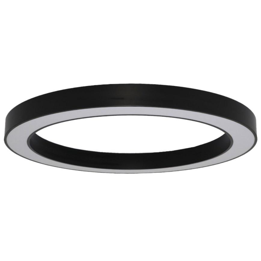Plafoniera LED da soffitto 115 W, 230 V, 3000/4000/6500 K, Ø 120 cm, nera