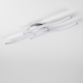Plafoniera LED da soffitto 3xLED/6W/230V 3000K argento