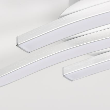 Plafoniera LED da soffitto 3xLED/6W/230V 3000K argento