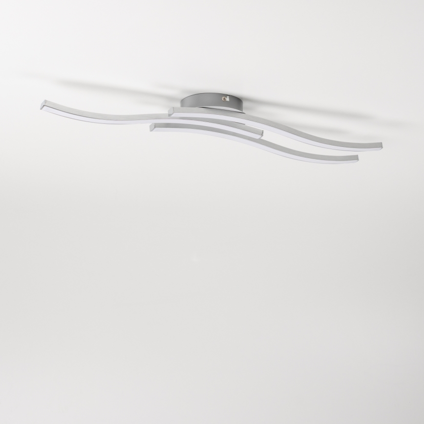 Plafoniera LED da soffitto 3xLED/6W/230V 3000K argento