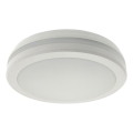 Plafoniera LED da soffitto con sensore di movimento LED/20W/230V 3000/4000/6500K diam. 230 cm IP54 grigio