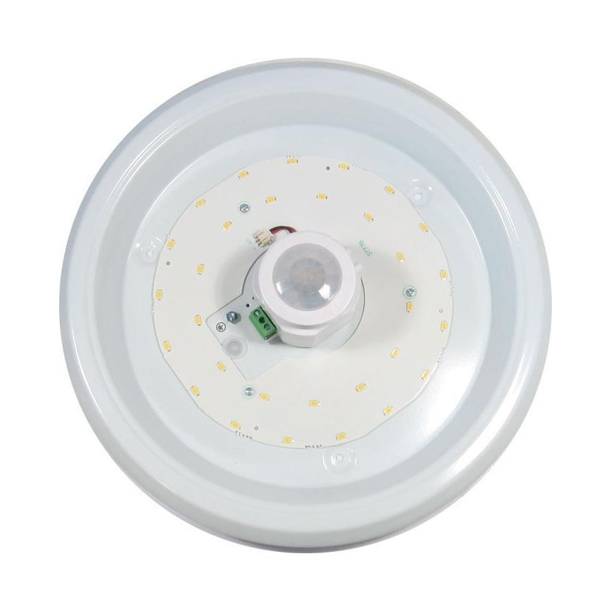 Plafoniera LED da soffitto con sensore di movimento PIR e sensore crepuscolare LED/16W/230V 4000K