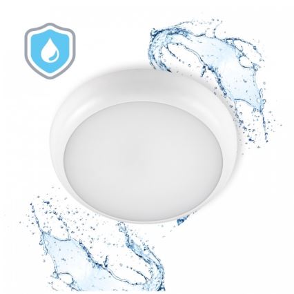Plafoniera LED per bagno DEFENDER LED/12/18/24W/230V 3000/4000/6500K IP65 Ø 30 cm bianco