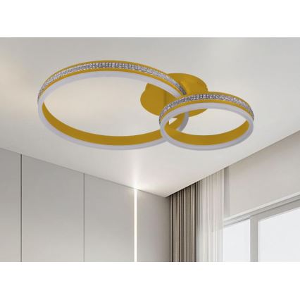 Plafoniera LED dimmerabile 110W/230V 3000-6500K + telecomando