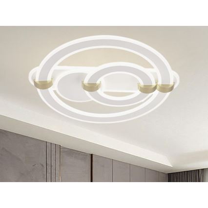 Plafoniera LED dimmerabile 120W/230V 3000-6500K + telecomando
