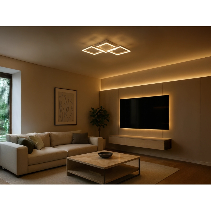 Plafoniera LED dimmerabile 85W/230V 3000-6500K + telecomando