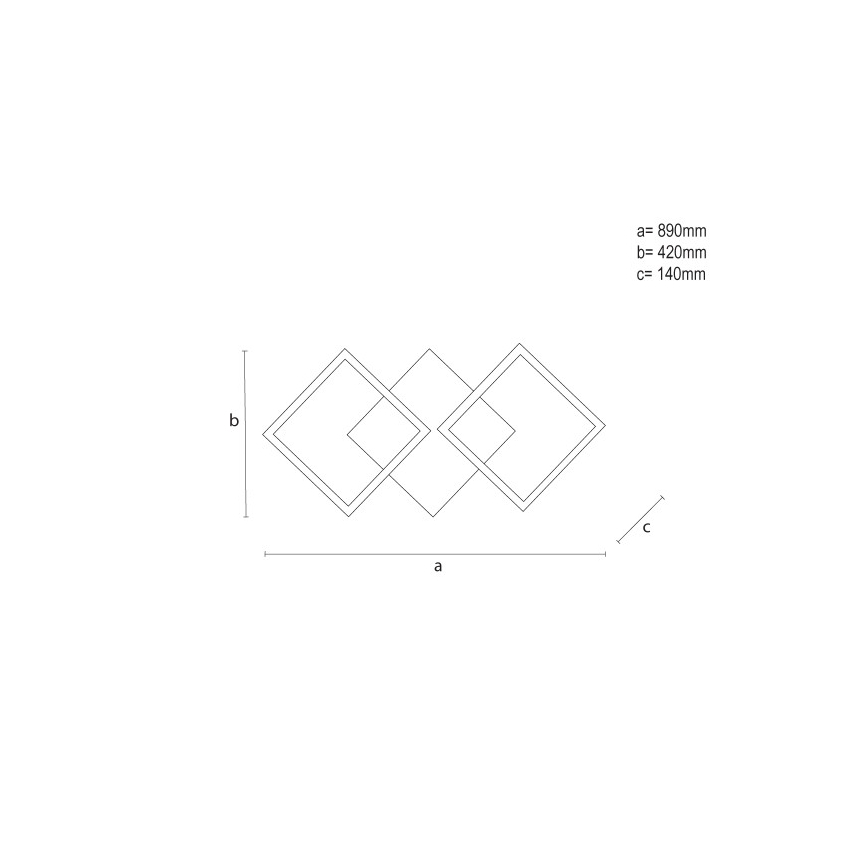 Plafoniera LED dimmerabile 85W/230V 3000-6500K + telecomando