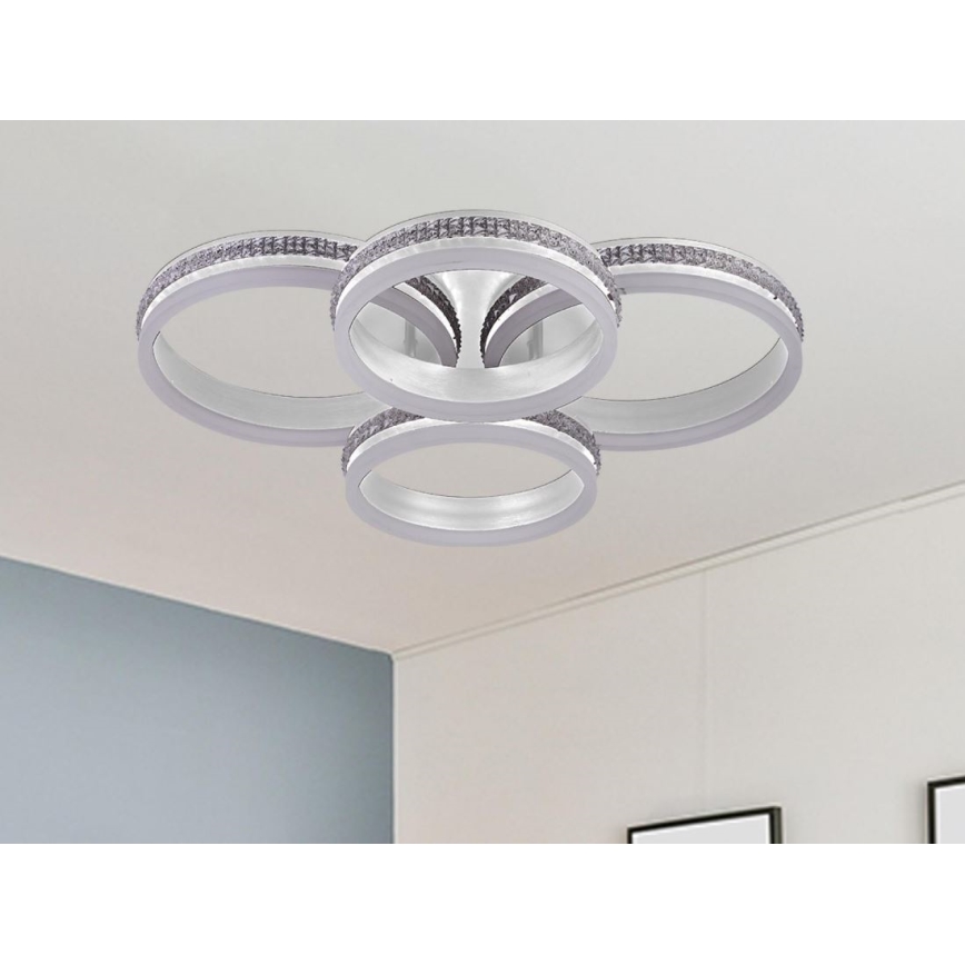 Plafoniera LED dimmerabile a montaggio superficiale LED/150W/230V 3000-6500K + telecomando