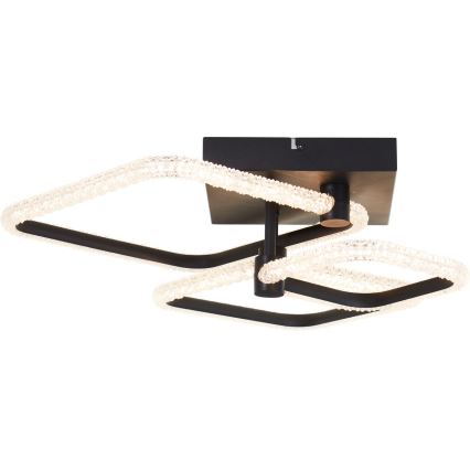 Plafoniera LED dimmerabile Brilliant AYDIN LED/30W/230V 3000-6500K nera + telecomando