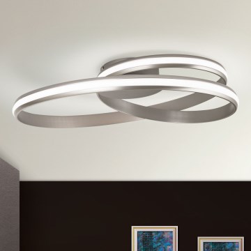Plafoniera LED dimmerabile CIRCUS LED/30W/230V argento