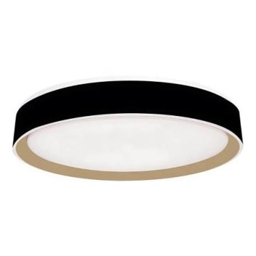 Plafoniera LED dimmerabile con controllo vocale OPAL LED/48W/230V 2700-6500K nero + telecomando