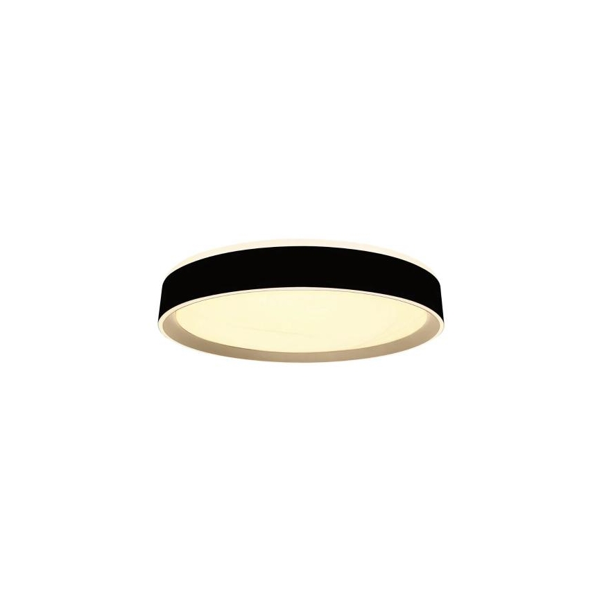 Plafoniera LED dimmerabile con controllo vocale OPAL LED/48W/230V 2700-6500K nero + telecomando