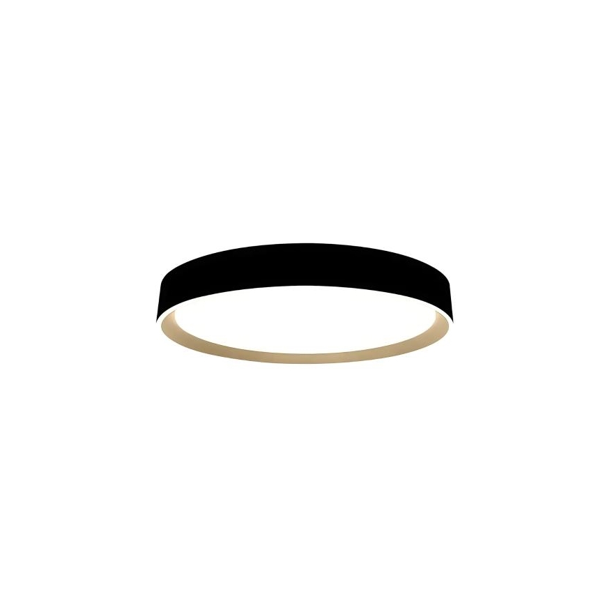 Plafoniera LED dimmerabile con controllo vocale OPAL LED/48W/230V 2700-6500K nero + telecomando