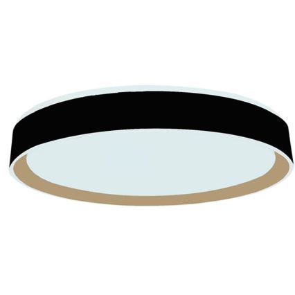 Plafoniera LED dimmerabile con controllo vocale OPAL LED/48W/230V 2700-6500K nero + telecomando