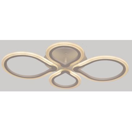 Plafoniera LED dimmerabile TRIESTE LED/52W/230V + telecomando