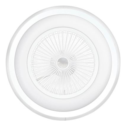 Plafoniera LED dimmerabile con ventilatore ZONDA LED/48W/230V 3000-6000K bianco + telecomando