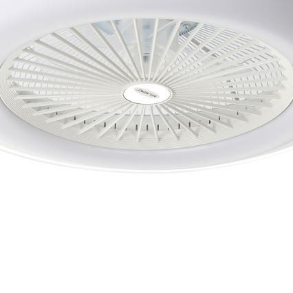 Plafoniera LED dimmerabile con ventilatore ZONDA LED/48W/230V 3000-6000K bianco + telecomando