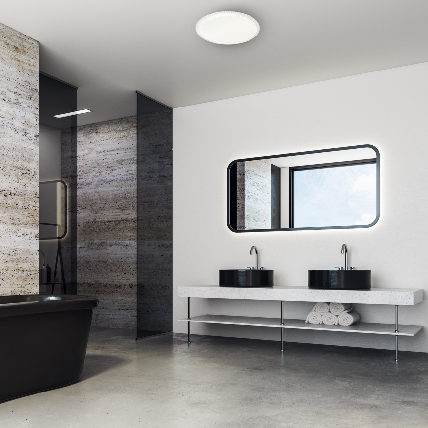 Plafoniera LED dimmerabile CRUZ LED/40W/230V 2000lm + telecomando