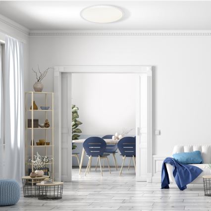 Plafoniera LED dimmerabile CRUZ LED/40W/230V 2000lm + telecomando