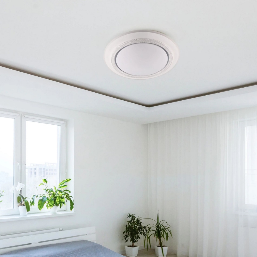 Plafoniera LED dimmerabile da bagno ADELA LED/72W/230V diametro 48 cm 3000-6000K IP44 + telecomando