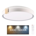 Plafoniera LED dimmerabile da bagno ARLETTA LED/48W/230V diametro 38 cm 3000-6000K IP44 + telecomando