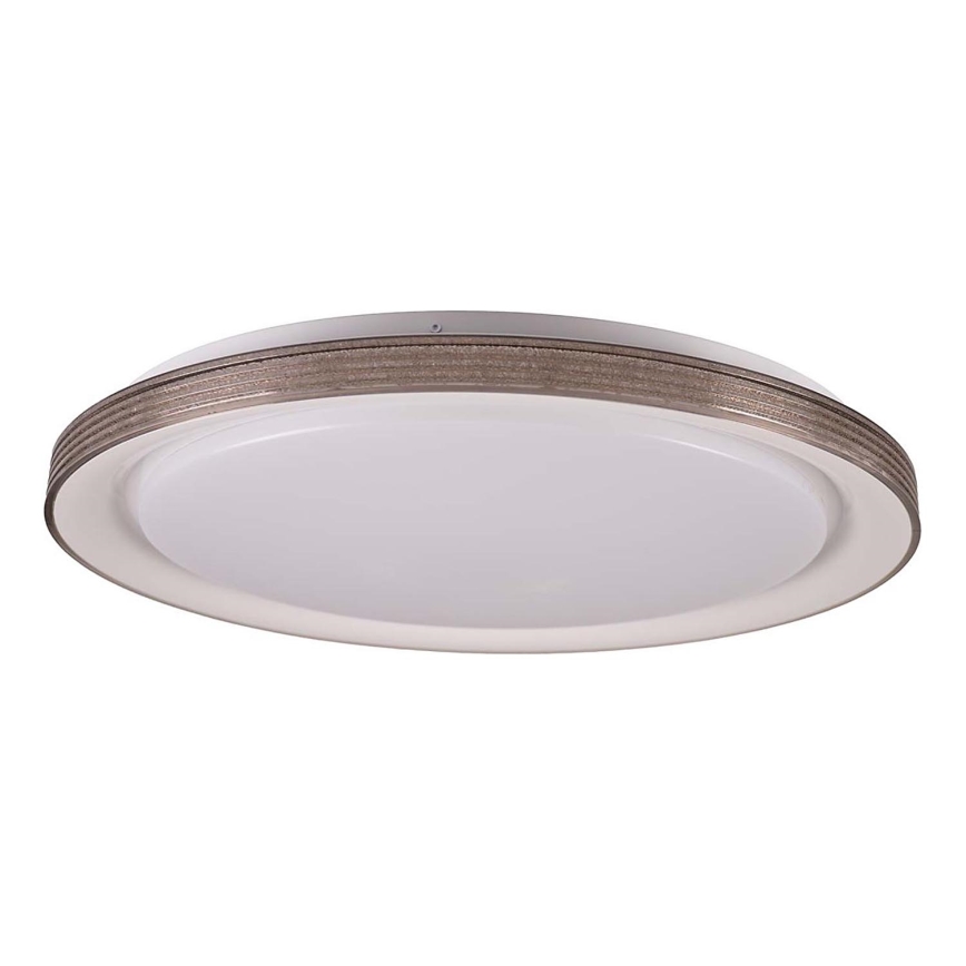 Plafoniera LED dimmerabile da bagno GRAŻYNA LED/72W/230V 3000-6000K diametro 51 cm IP44 grigio + telecomando