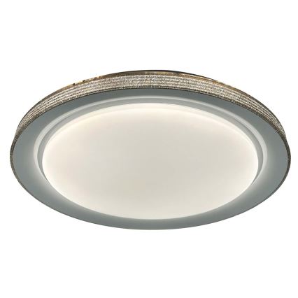 Plafoniera LED dimmerabile da bagno GRAŻYNA LED/72W/230V 3000-6000K diametro 51 cm IP44 grigio + telecomando
