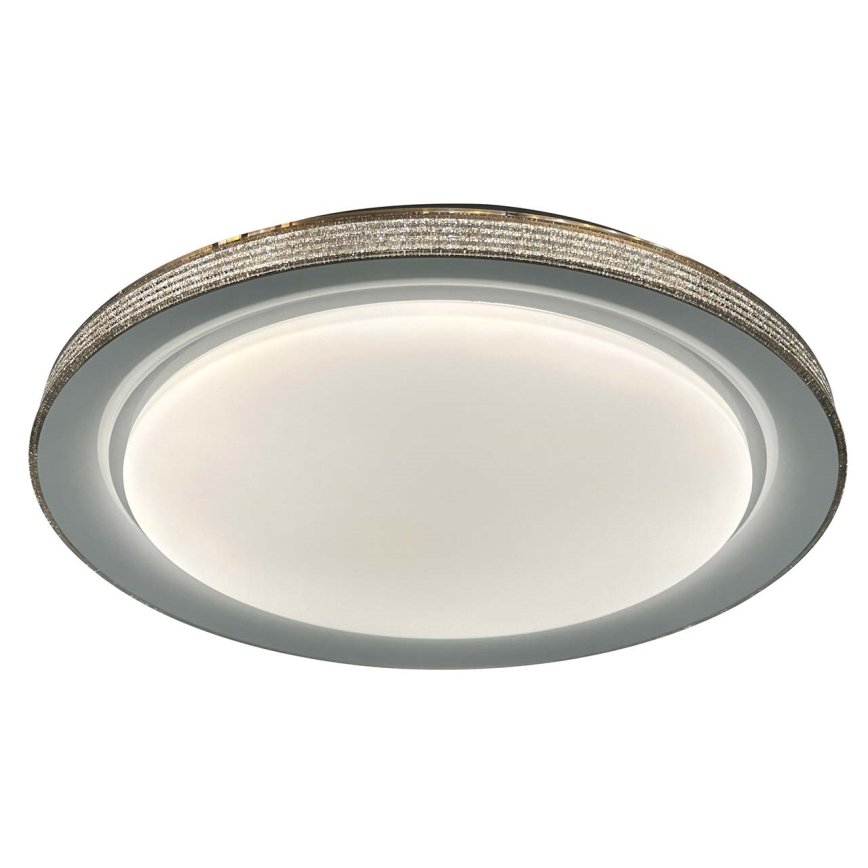 Plafoniera LED dimmerabile da bagno GRAŻYNA LED/72W/230V 3000-6000K diametro 51 cm IP44 grigio + telecomando