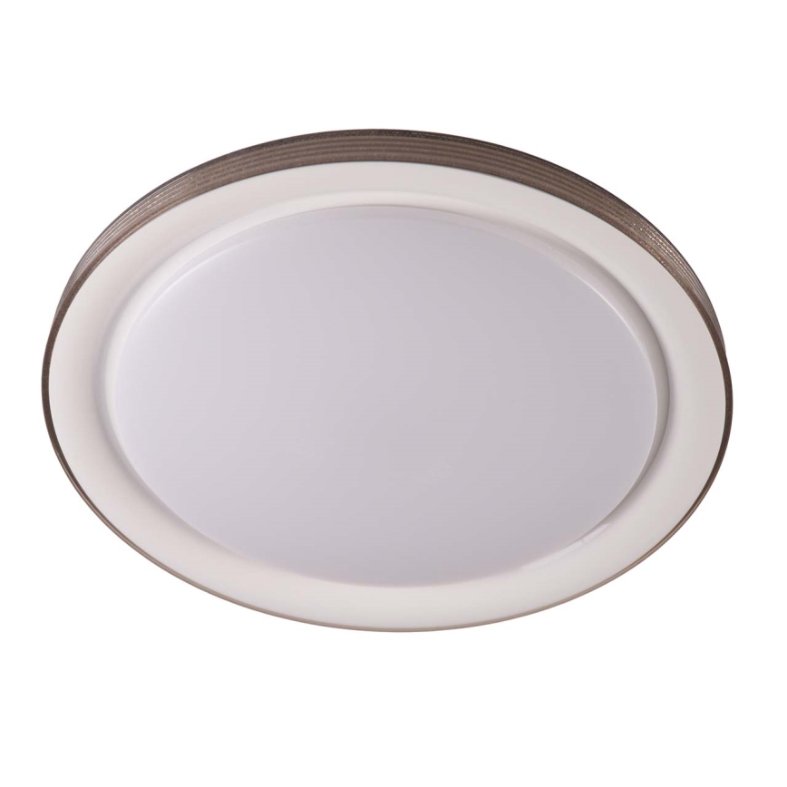 Plafoniera LED dimmerabile da bagno GRAŻYNA LED/72W/230V 3000-6000K diametro 51 cm IP44 grigio + telecomando