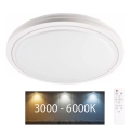 Plafoniera LED dimmerabile da bagno MARIAN LED/72W/230V diametro 48 cm 3000-6000K IP44 + telecomando