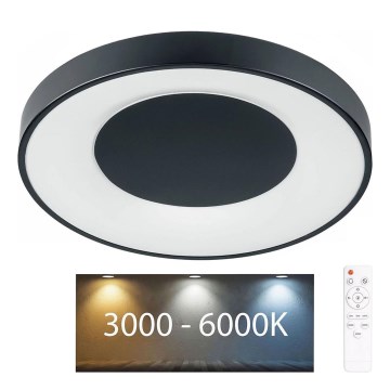 Plafoniera LED dimmerabile da bagno WITOLD LED/48W/230V Ø 38,5 cm 3000-6000K IP44 + telecomando