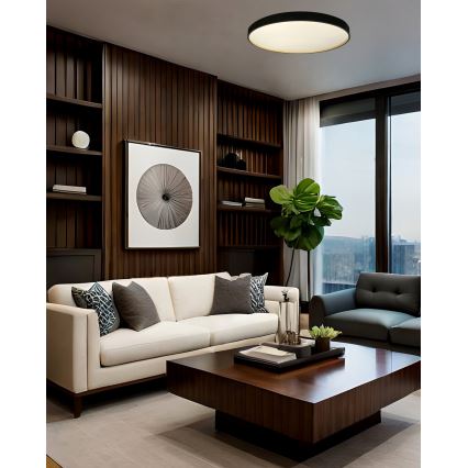 Plafoniera LED dimmerabile EBRO LED/36W/230V 2700-6500K diametro 50 cm + telecomando