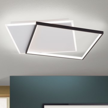 Plafoniera LED dimmerabile EMANUEL LED/50W/230V bianco/nero