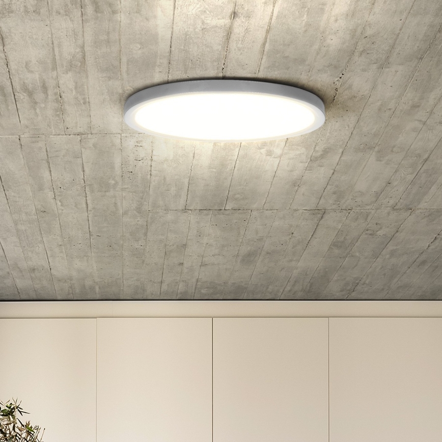 Plafoniera LED dimmerabile ESTELA LED/36W/230V diametro 30 cm bianco + telecomando